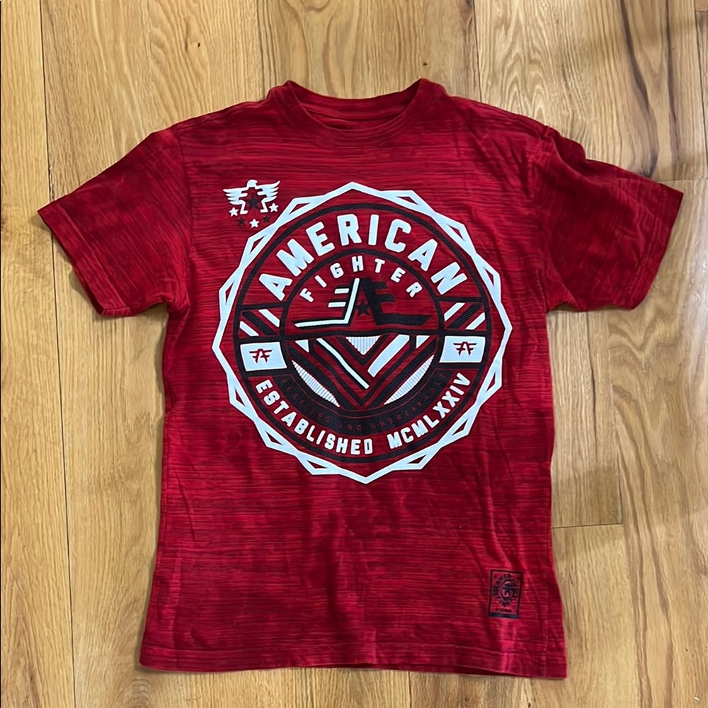 American Fighter Red Kids T-Shirt